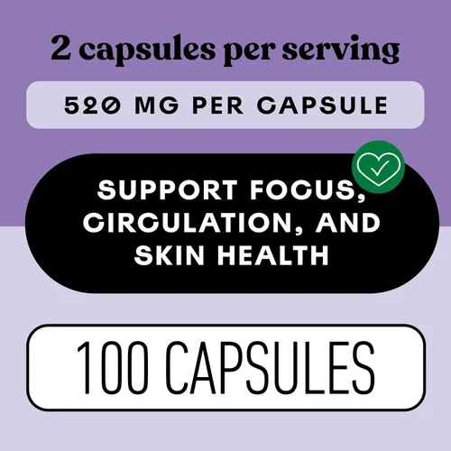 Miniatura 5 de Cápsulas orgánicas de semillas de uva – 520 mg, 100 unidades – polifenoles y antioxidantes OPC