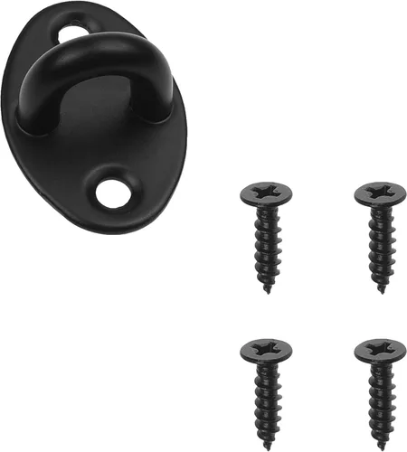 Miniatura 3 de Kare & Kind Gancho y ojo pestillo (10 cm) - con tornillos de montaje - Cerraduras resistentes para puerta, portones, graneros, baños, cabañas
