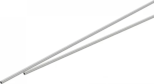 uxcell Tubo redondo de acero inoxidable 304 0.039 in OD 0.006 in espesor de pared 11.811 in longitud 2 piezas