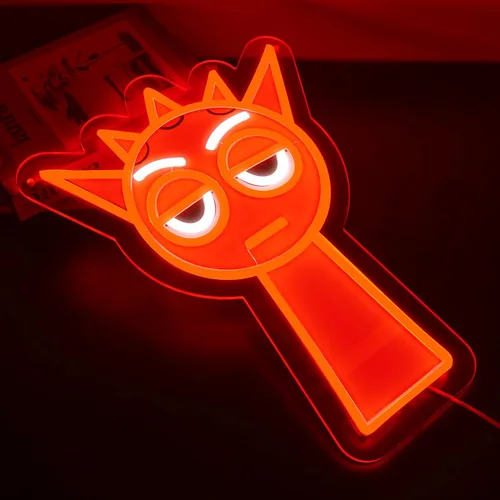 Miniatura 2 de Letreros de neón de juego AHlove para decoración de pared, luces LED de neón de anime para dormitorio, cueva de hombre, regalos de cumpleaños