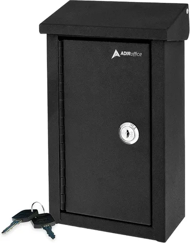 Miniatura 9 de AdirOffice Caja grande para llaves – Caja de almacenamiento de grado comercial de gran capacidad – Paquete y paquetes seguros – para uso doméstico