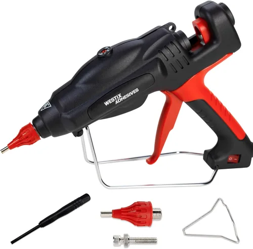 Miniatura 9 de IDL Packaging GG-220 Pistola de pegamento caliente industrial de 200 W de tamaño completo para barras de pegamento de 1/2 pulgada, calentamiento