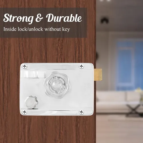 Miniatura 6 de Home Safety Cerradura de puerta antirrobo para cerraduras de cerrojo de seguridad vertical Cerradura de puerta exterior Cerraduras de puerta