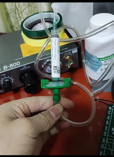Miniatura 5 de Auniwaig Tubo de aire 50cc pegamento adhesivo dispensador jeringas conector adaptador para industrial 3pcs
