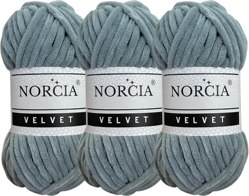 Miniatura 24 de Hilo de terciopelo suave para ganchillo súper voluminoso para manta de bebé de 3.53 oz (74.3 yardas) para tejer hilo amigurumi para tejer ganchillo