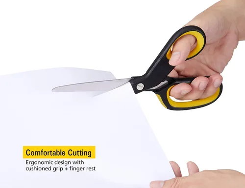 Miniatura 4 de Stanley Tijera ergonómica multiusos de 8 pulgadas (SCI8EST-YLW), amarillo/negro