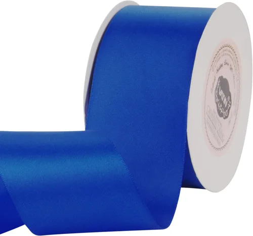 Miniatura 31 de VATIN Cinta de satín de poliéster de doble cara de 1.5 pulgadas Azul Royal Light