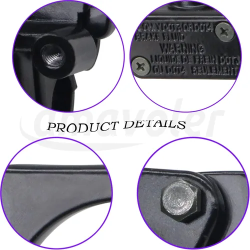 Miniatura 4 de Bomba de palanca de cilindro maestro de freno delantero derecho apta para GY6 50cc 125cc 150cc 250cc Scooter ATV Dirt Pit Bike