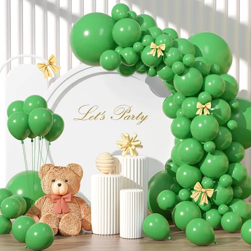 Miniatura 18 de Kit de arco de globos rojo brillante de 135 piezas de diferentes tamaños de 18, 12, 10 y 5 pulgadas, decoraciones de fiesta de color rojo para baby