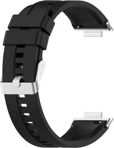 Miniatura 5 de Correa de muñeca compatible con Huawei Watch Fit 2 bandas, pulsera de silicona suave compatible con Huawei Watch Fit 2 correas de repuesto Paquete