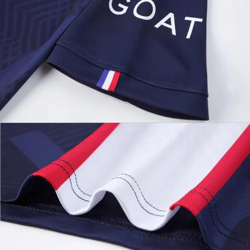 Miniatura 3 de Nuevo uniforme de fútbol #30 para niños y jóvenes, camiseta de fútbol con muñeca y calcetín, conjunto de regalo para niños y niñas, Azul Rojo