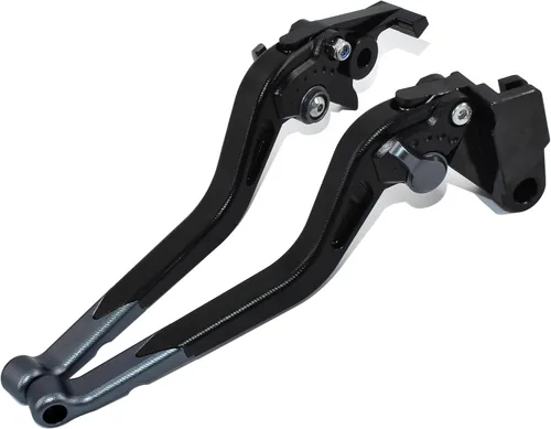 Miniatura 7 de ESPEEDMTC para Kawasaki Ninja H2 H2R 2015-2020 Aleación de aluminio modificada CNC Accesorios de palanca de embrague de freno de tamaño largo (rojo)