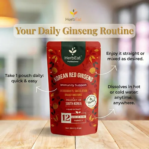 Miniatura 8 de Extracto líquido de ginseng rojo coreano, 11 mg de ginsenósidos, Panax de 6 años de edad, para apoyo energético y inmunológico, formulado por Dr.