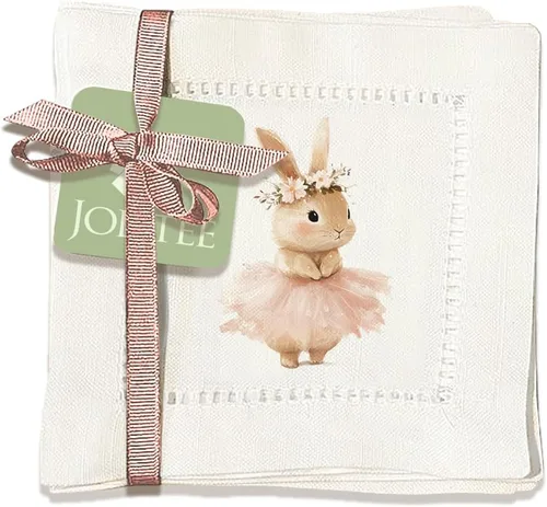 Miniatura 22 de Jolitee Servilletas decorativas de cóctel con punto vainica, 6 x 6 pulgadas, lavables, similares al lino, hechas a mano para el entretenimiento