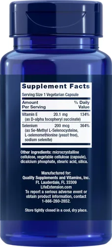 Miniatura 2 de Life Extension Super Selenio Complejo 200 mcg y vitamina E, 100 cápsulas vegetales (paquete de 2)