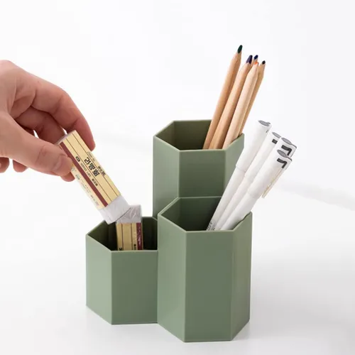 Miniatura 6 de Portalápices para organizador de escritorio, lindo soporte para bolígrafos, suministros de escritorio de oficina y accesorios para escritorio