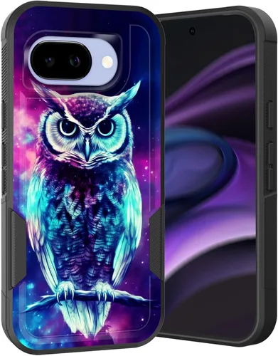 Miniatura 188 de Funda para Pixel 6A, Híbrida de Doble Capa de Servicio Pesado Resistente a Prueba de Golpes PC Duro + Funda Protectora de Silicona Suave para Google