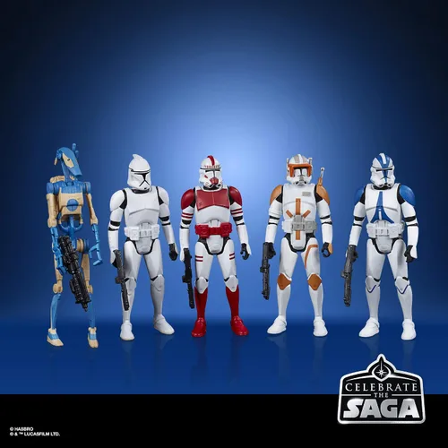 Miniatura 4 de STAR WARS Celebrate The Saga Toys Galactic Republic - Juego de figuras de acción coleccionables a escala de 3.75 pulgadas, paquete de 5 para niños a