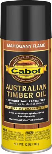 Miniatura 17 de Cabot Aceite de madera australiana para manchas y protector de madera, teca miel, 1 cuarto de galón