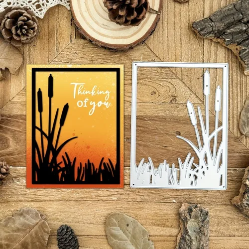 Miniatura 7 de Lapoo Troquel de Corte de Metal para Scrapbooking, Marco de Fondos 3D Nuevos Troqueles de Corte DIY para Hacer Álbumes Tarjetas Decoración Hoja