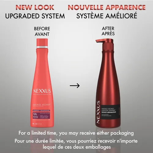 Miniatura 3 de Nexxus Champú Amino Bond para todo tipo de cabello dañado con aminoácidos y proteína de queratina 13.5 oz