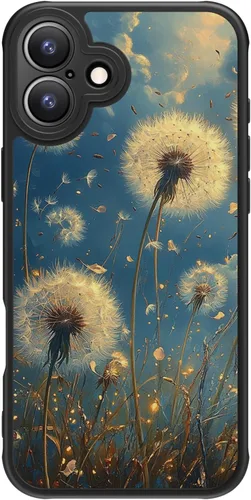 Miniatura 33 de FUNMIKO Funda para iPhone 16 Plus, carga inalámbrica y protección de grado militar, diseño floral moderno para mujeres y niñas, funda antideslizante