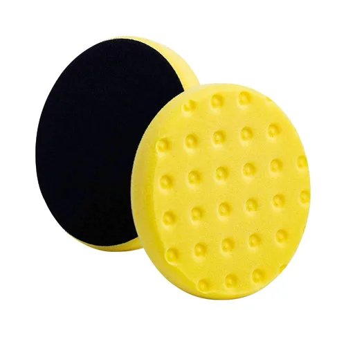 Miniatura 10 de Kit de almohadillas de espuma CCS de 3.5" (Set de 3) para corte ligero, pulido y acabado. Se ajusta a placa de apoyo de 3".