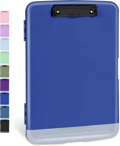 Miniatura 18 de Sooez Portapapeles con almacenamiento, tableros de clip de alta capacidad de 8.5 x 11 pulgadas con almacenamiento, carpeta de portapapeles