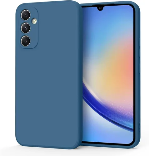 Miniatura 7 de AK Para Samsung Galaxy A34 5G, elegante funda protectora de cuerpo completo de silicona líquida delgada para Samsung Galaxy A34 5G funda de teléfono