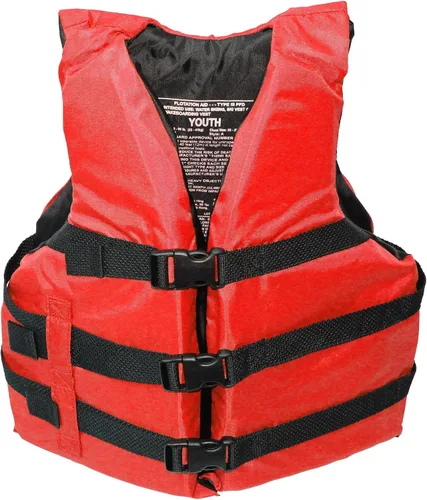 Miniatura 10 de Chaleco salvavidas de remo tipo III aprobado por la Guardia Costera, dispositivo de flotación PFD tipo III; moto acuática, wakeboard, chaleco Azul