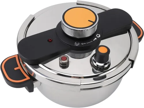 Miniatura 4 de JTLB Olla a presión profesional de acero inoxidable con calefacción uniforme eficiente y de gran capacidad, olla para conservas de cocina casera (5L)