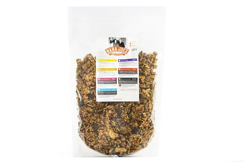 Nana Joes Granola Serie Paleo | Arándano, mantequilla de almendras y nuez | Hecho a mano sin gluten, vegano, saludable, orgánico, a base de plantas,