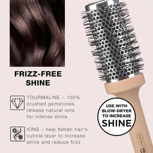 Miniatura 4 de InfinitiPro by Conair - Cepillo para el cabello - Cepillo redondo - Cepillo redondo para soplar - Diseñado para retener el calor y el flujo de aire
