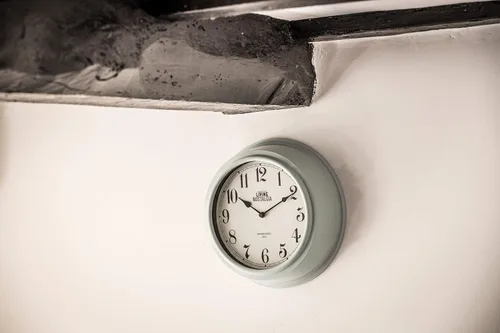 Miniatura 2 de KitchenCraft Living Nostalgia - Reloj de pared analógico, color crema antiguo, 10.0 in (10 pulgadas)