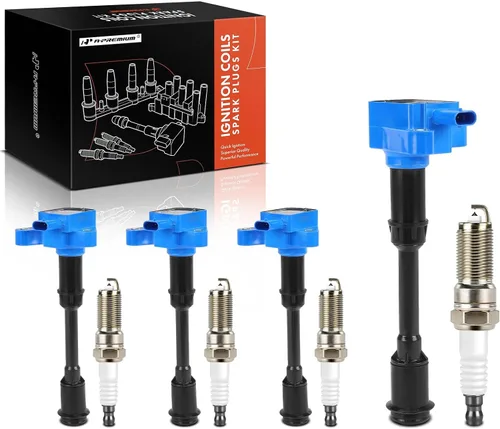 Miniatura 11 de A-Premium Juego de 4 paquetes de bobinas de encendido y bujías de iridio compatibles con Ford Escape 2013-2016, Fusion 2013-2014, Fiesta 2014-2019