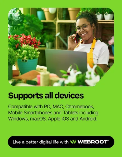 Miniatura 5 de Webroot Internet Security Plus Software antivirus 2023 3 dispositivos Descarga de 1 año para PC/Mac/Chromebook/Android/iOS + Administrador