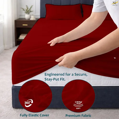 Miniatura 5 de Shreem Linen Juego de sábanas tamaño individual de 4 piezas, 1800 ropa de cama ultrasuave de lujo hotelera, transpirable y refrescante, bolsillos