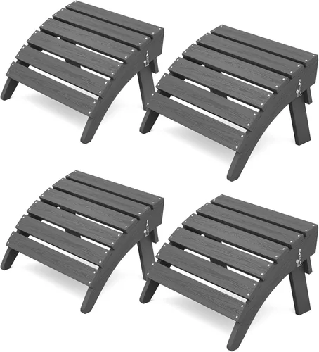 Miniatura 9 de KINGYES Otomana Adirondack plegable para silla Adirondack, Aruba