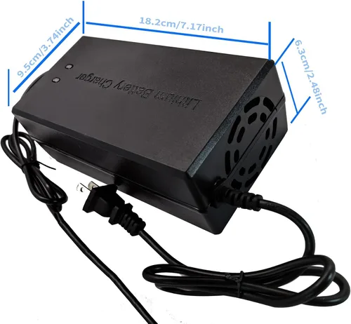 Miniatura 4 de (7 enchufes) 54.6V 4A Cargador rápido universal para 13S 48V Li-ion Scooter Cargador de batería Ranger Pedego Rad Power Aventon VIVI 3 clavijas XLR