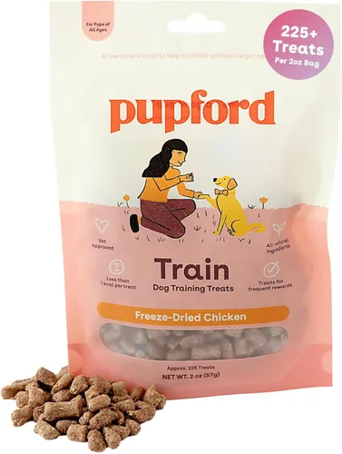 Miniatura 25 de Pupford - Golosinas de entrenamiento liofilizadas, para perros y cachorros, más de 1400 bocados con 3 ingredientes