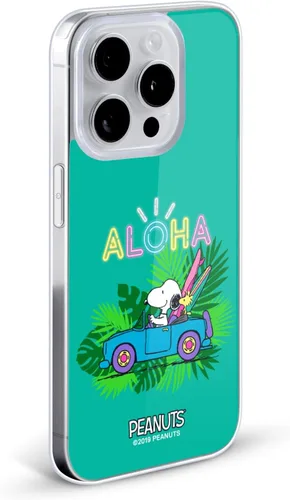 Miniatura 2 de Head Case Designs Peanuts Tropical Surf Snoopy Aloha Disco Gel Funda con licencia oficial [protección de grado militar] compatible con Apple iPhone