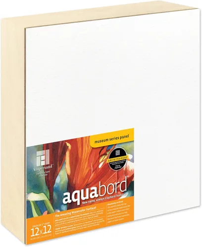 Miniatura 41 de Ampersand Art Supply Aquabord - Panel de pintura de acuarela, superficie altamente absorbente para acuarela, gouache y caseína de 8 x 8 pulgadas