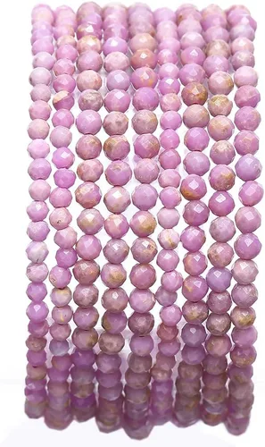 Miniatura 70 de BEADIA Cuentas Facetadas de Piedra Natural Amazonita Rondelle 3x4mm Cuentas Semipreciosas Sueltas para Hacer Joyas 38cm