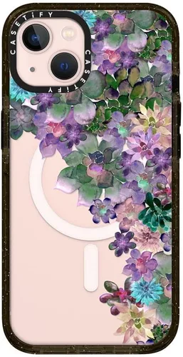 Miniatura 229 de CASETiFY Impact - Funda para iPhone 13 [protección contra caídas de 6.6 pies/compatible con Magsafe] Black Kingsnake, color negro transparente