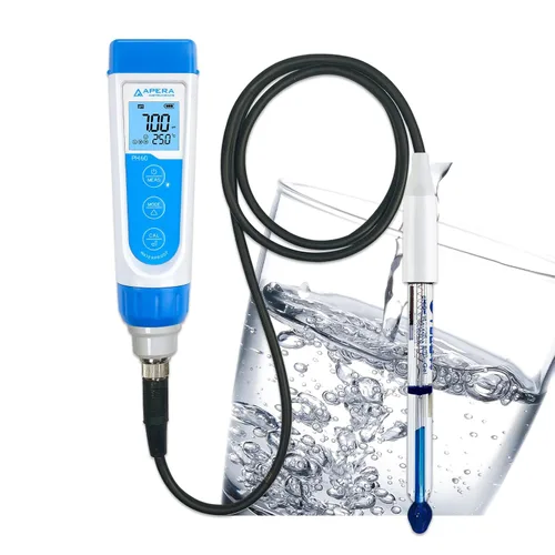 Miniatura 5 de Apera Instruments PH60-MS Kit de Probador de Medidor de pH Portátil con Electrodo de pH Semi-Micro LabSen 246-5 ATC para Medición de pH de Grado