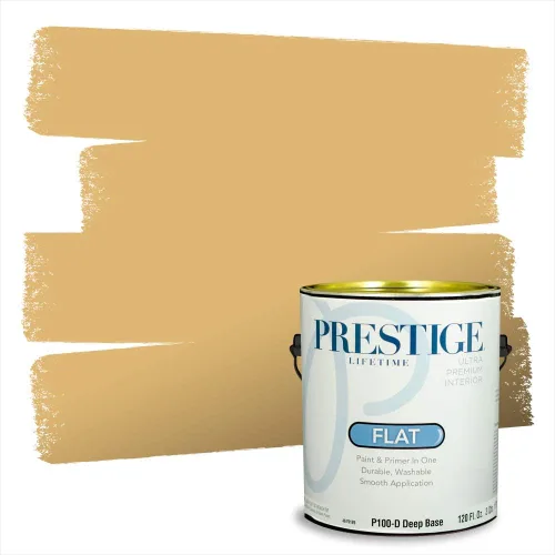Miniatura 162 de PRESTIGE Paints Exterior Paint and Primer In One, 1-Gallon, Satin, Comparable Match of Benjamin Moore* Royal Linen* 931BM-PCM