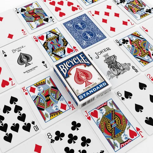 Miniatura 7 de Bicycle Naipes Standard Rider Back, tamaño de póquer, paquete de 12, mazos clásicos de cartas para póquer, blackjack, juegos de casino y noche