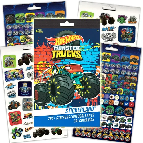 Miniatura 3 de Hot Wheels - Juego de libros para colorear para niños, paquete con libros de actividades de automóvil Hot Wheels, almohadillas adhesivas, Hot Wheels