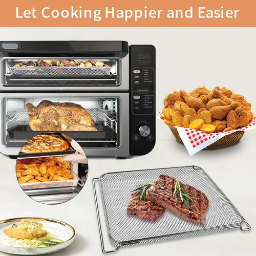 Miniatura 6 de GWY Piezas de repuesto para Ninja DCT451 DCT401 DCT402BK Horno doble inteligente 12 en 1, 13 pulgadas × 12.6 pulgadas, accesorios de repuesto