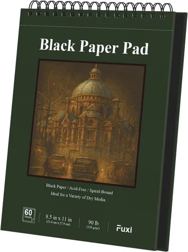 Miniatura 16 de Cuaderno de bocetos de 9 x 12 pulgadas, bloc de bocetos con espiral superior, paquete de 4 blocs de 100 hojas cada uno